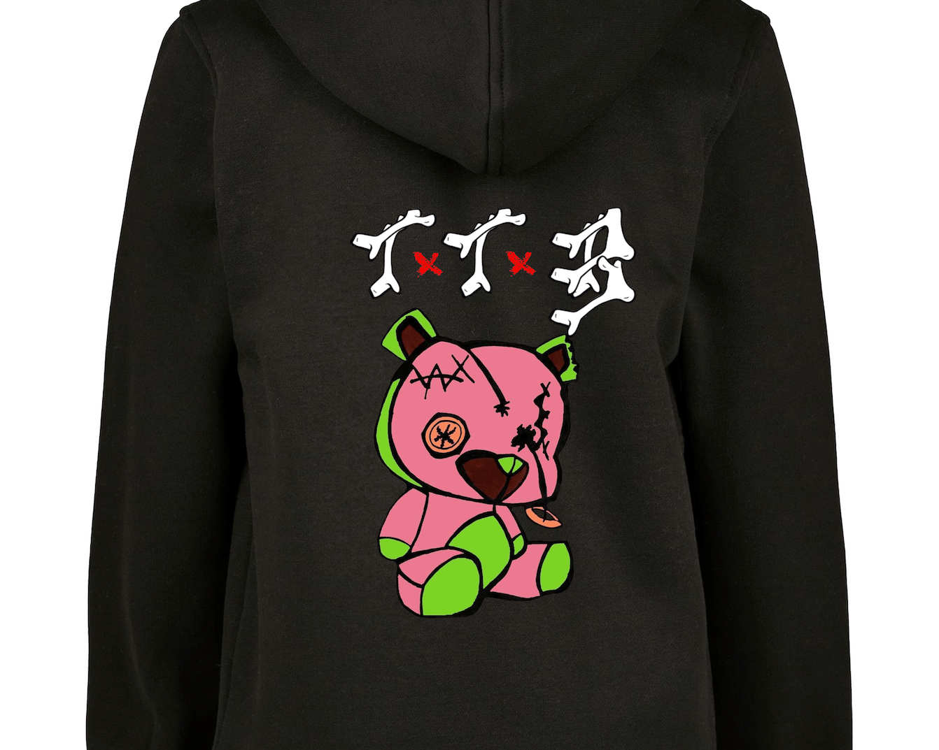 TTB - Pink Bear - Kids Premium Hoodie - Ink Stitch Press