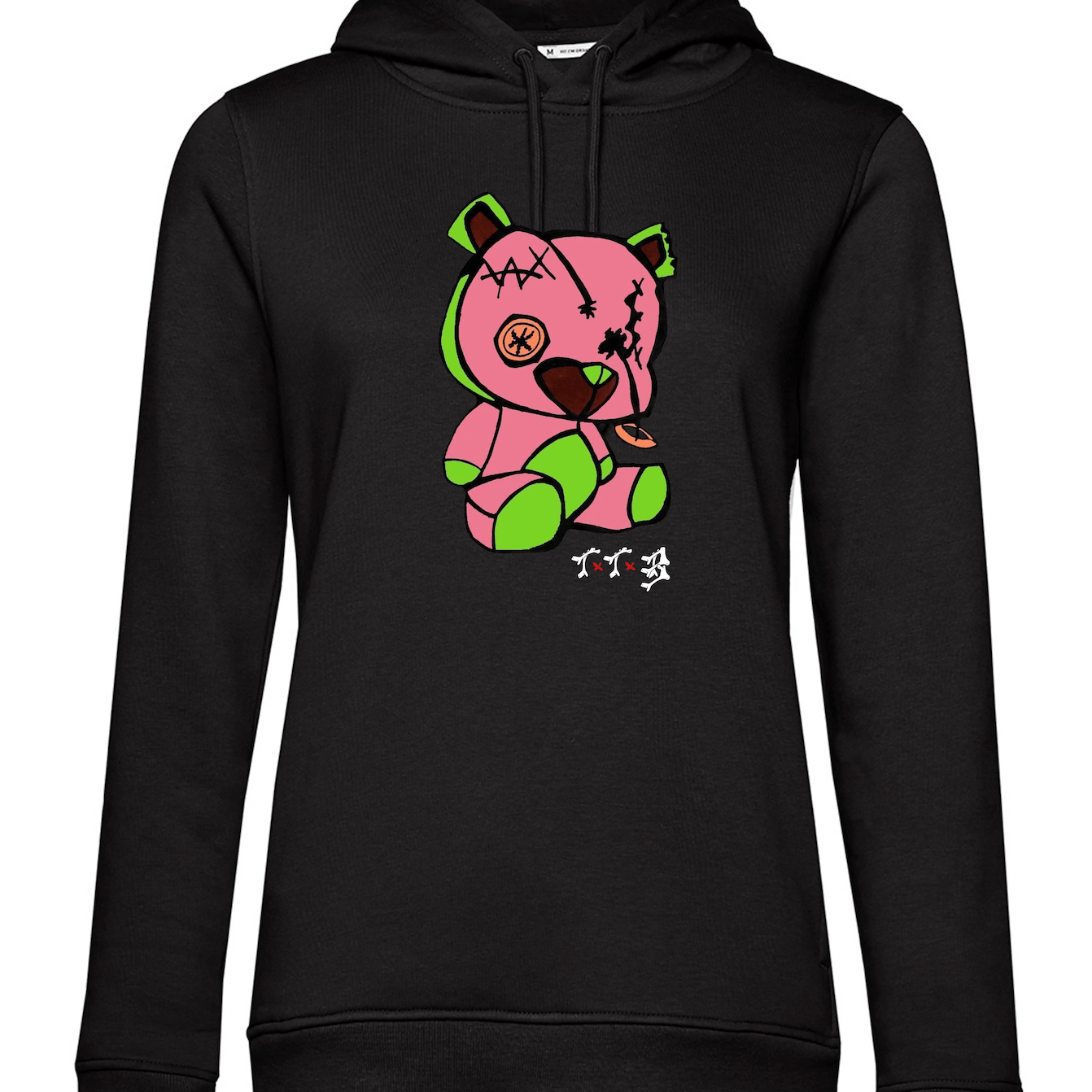 TTB - Pink Bear - Ladies Basics Hoodie - Ink Stitch Press