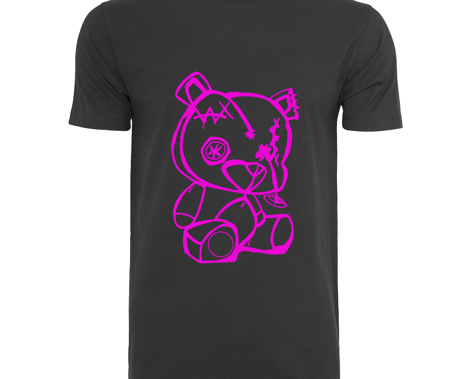TTB - Pink Hollow Bear - Premium T-Shirt - Ink Stitch Press