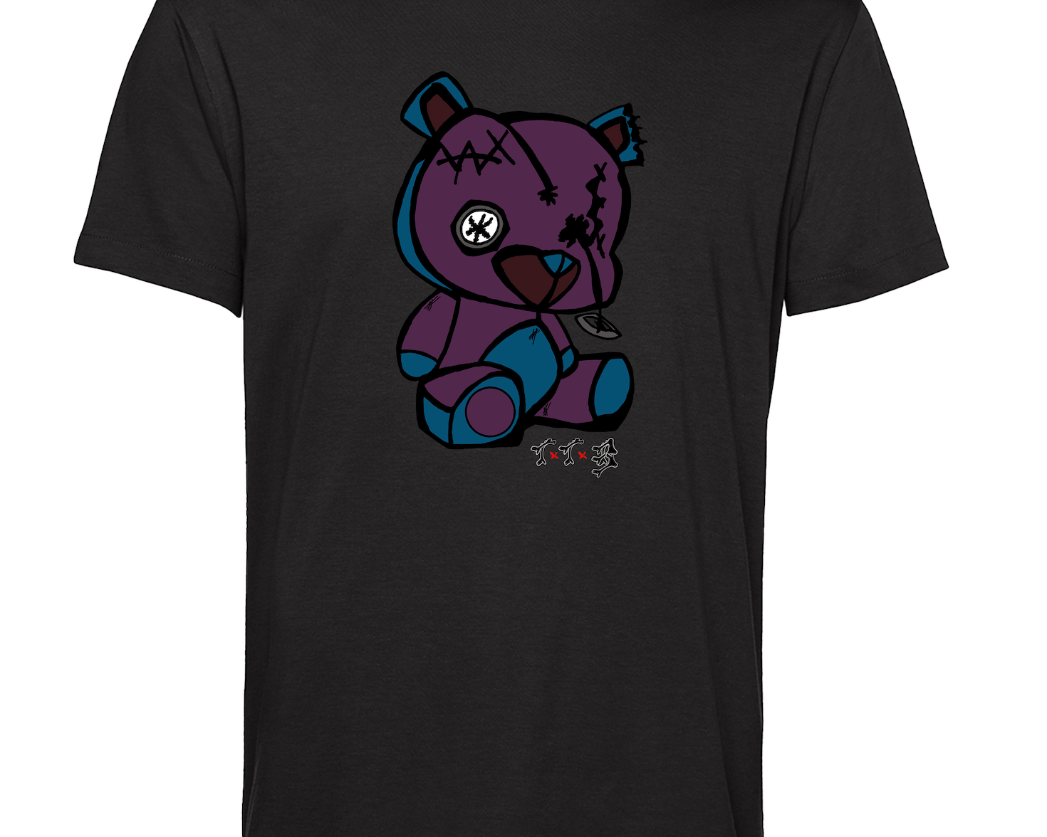 TTB - Prince Bear - Adult Basics T-Shirt - Ink Stitch Press