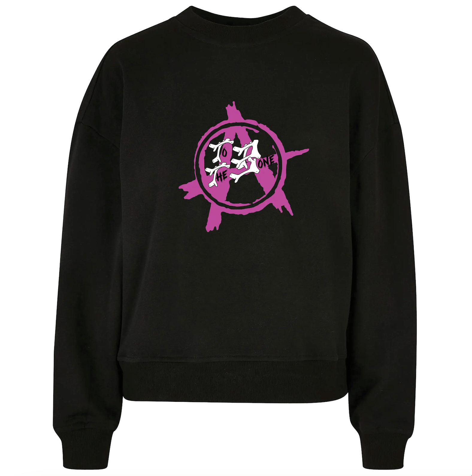 TTB - Prince Bear - Ladies Premium Oversized Sweatshirt - Ink Stitch Press
