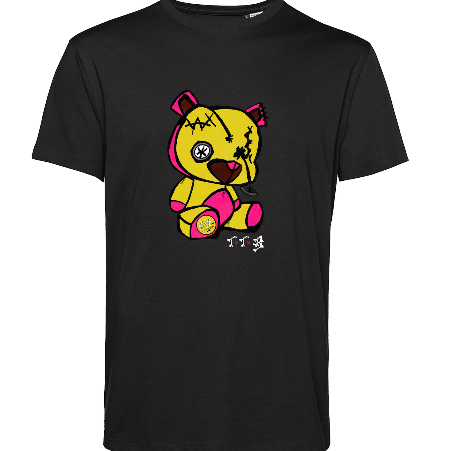 TTB - Yellow Bear - Adult Basics T-Shirt - Ink Stitch Press