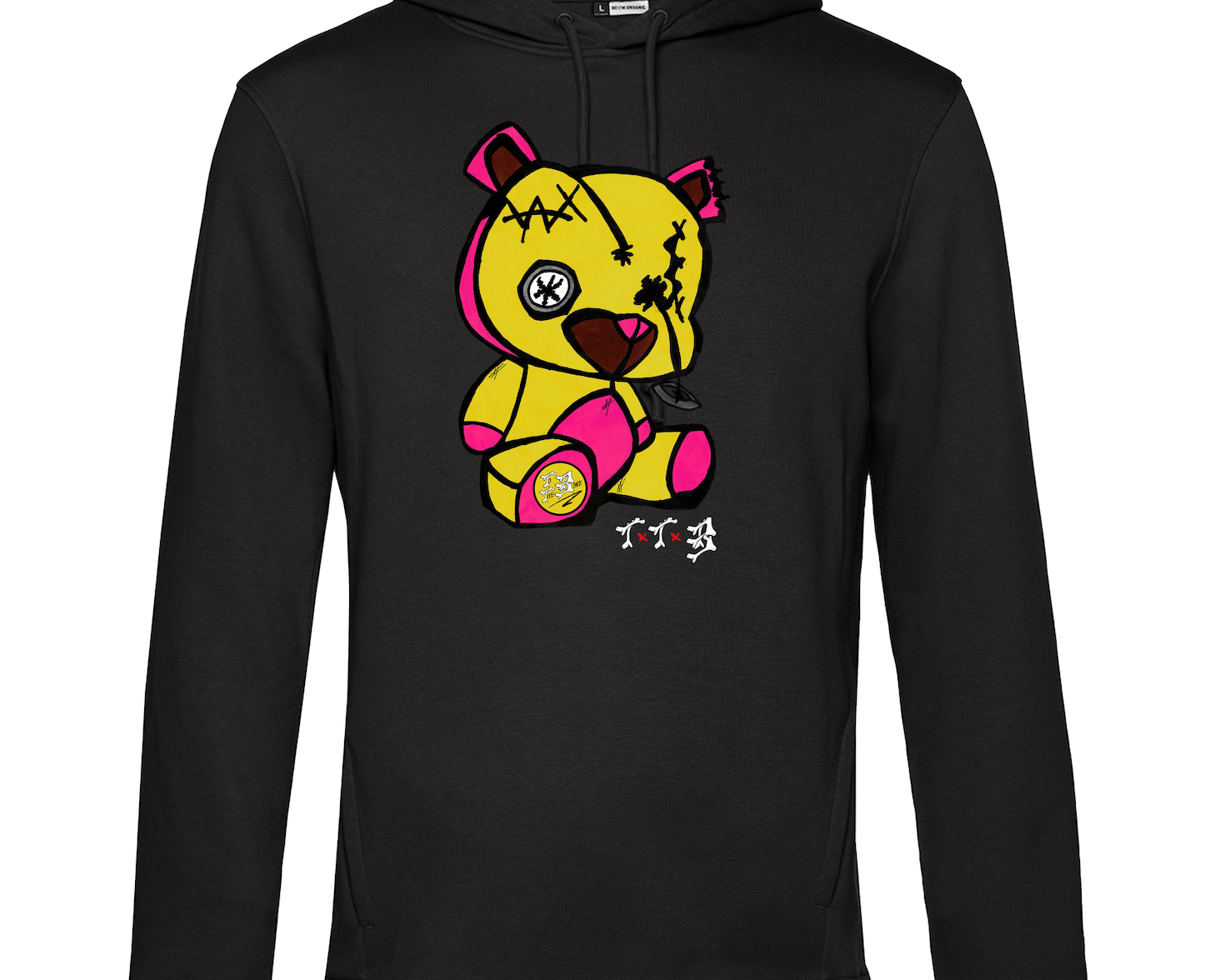 TTB - Yellow Bear - Basics Hoodie - Ink Stitch Press