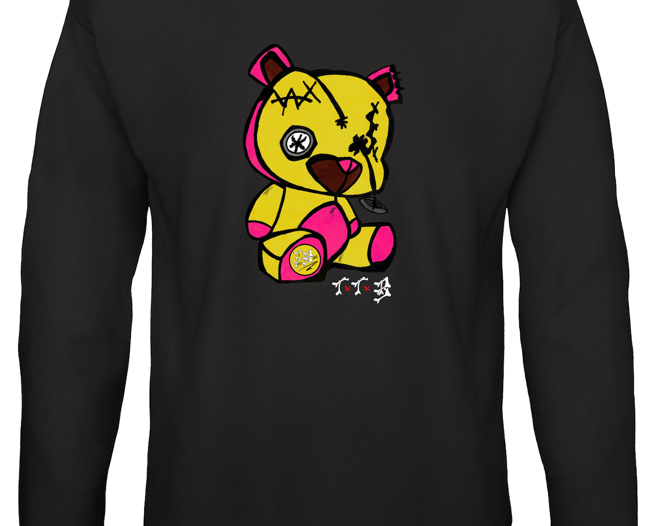 TTB - Yellow Bear - Basics Sweatshirt - Ink Stitch Press