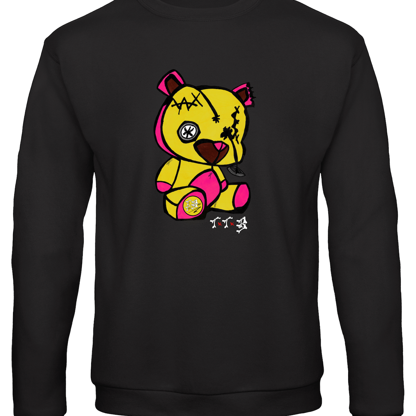 TTB - Yellow Bear - Basics Sweatshirt - Ink Stitch Press
