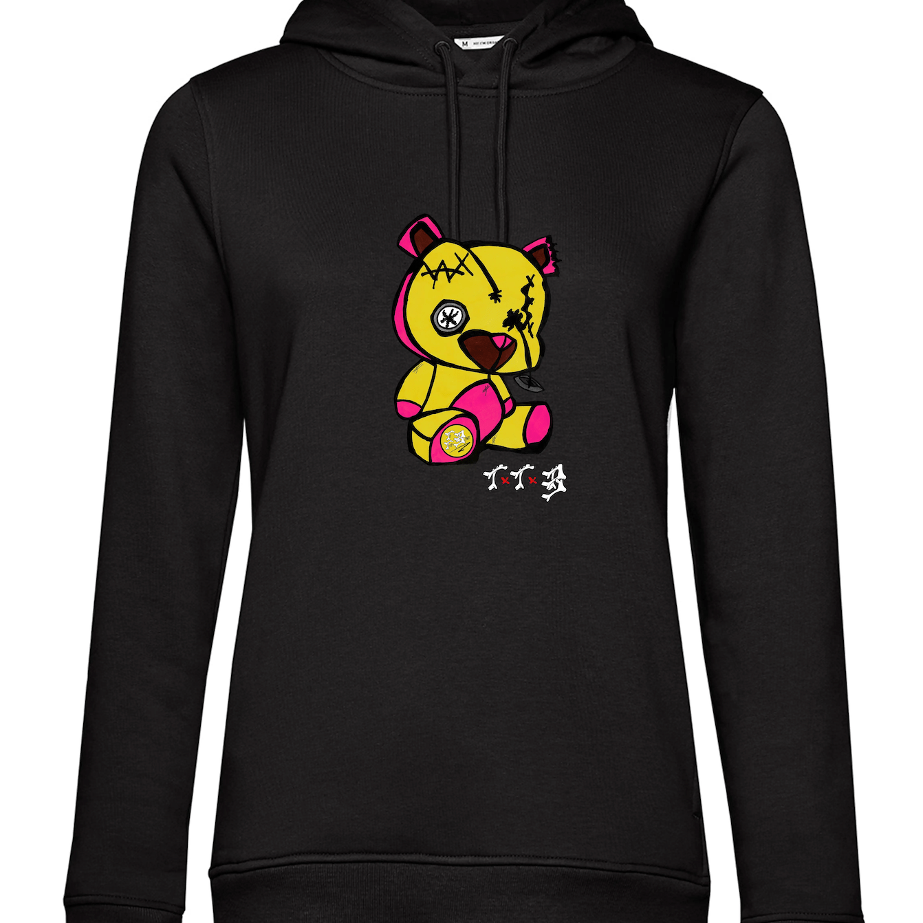 TTB - Yellow Bear - Ladies Basics Hoodie - Ink Stitch Press