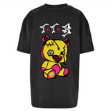 TTB - Yellow Bear - Ladies Oversized Acid T-Shirt