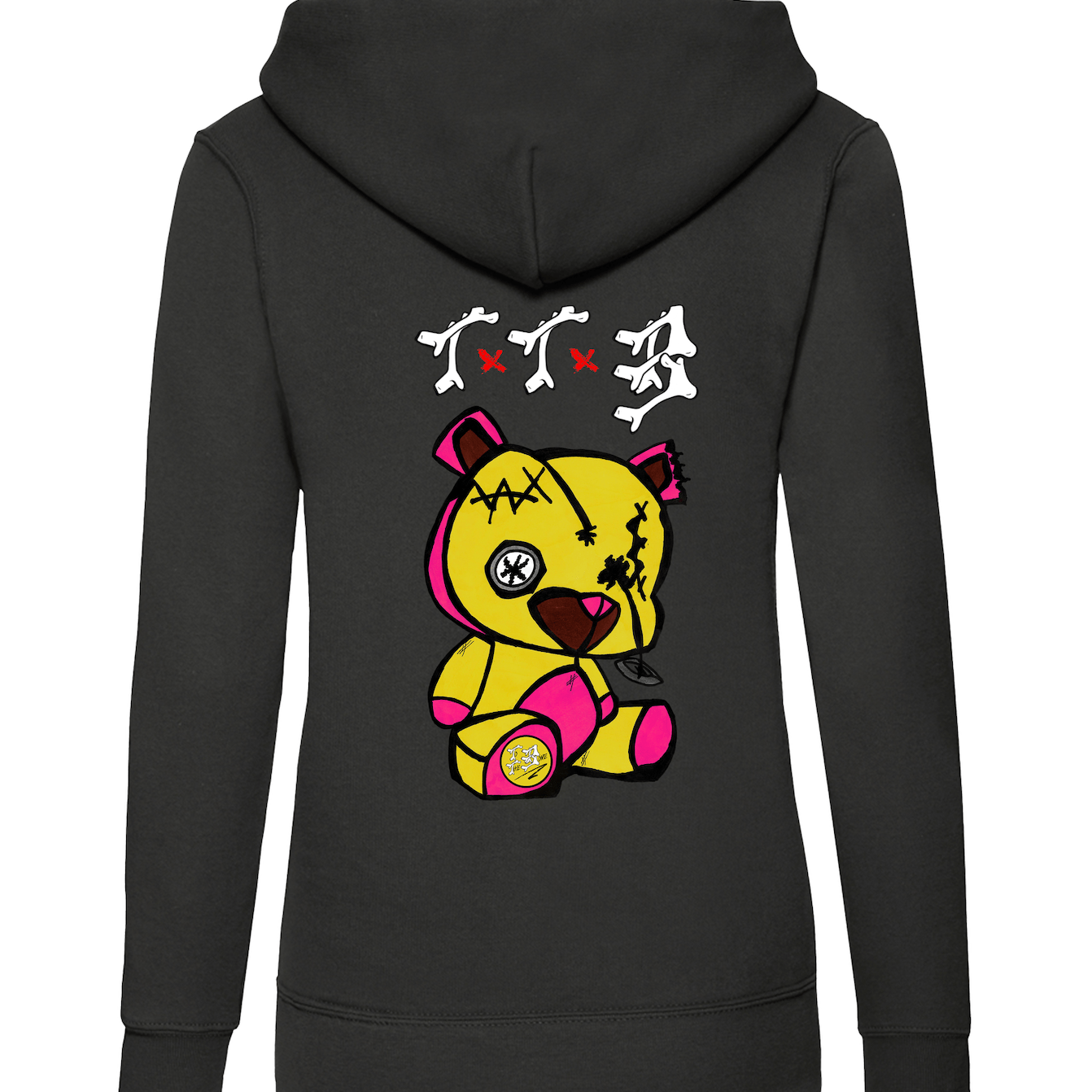 TTB - Yellow Bear - Ladies Premium Hoodie - Ink Stitch Press