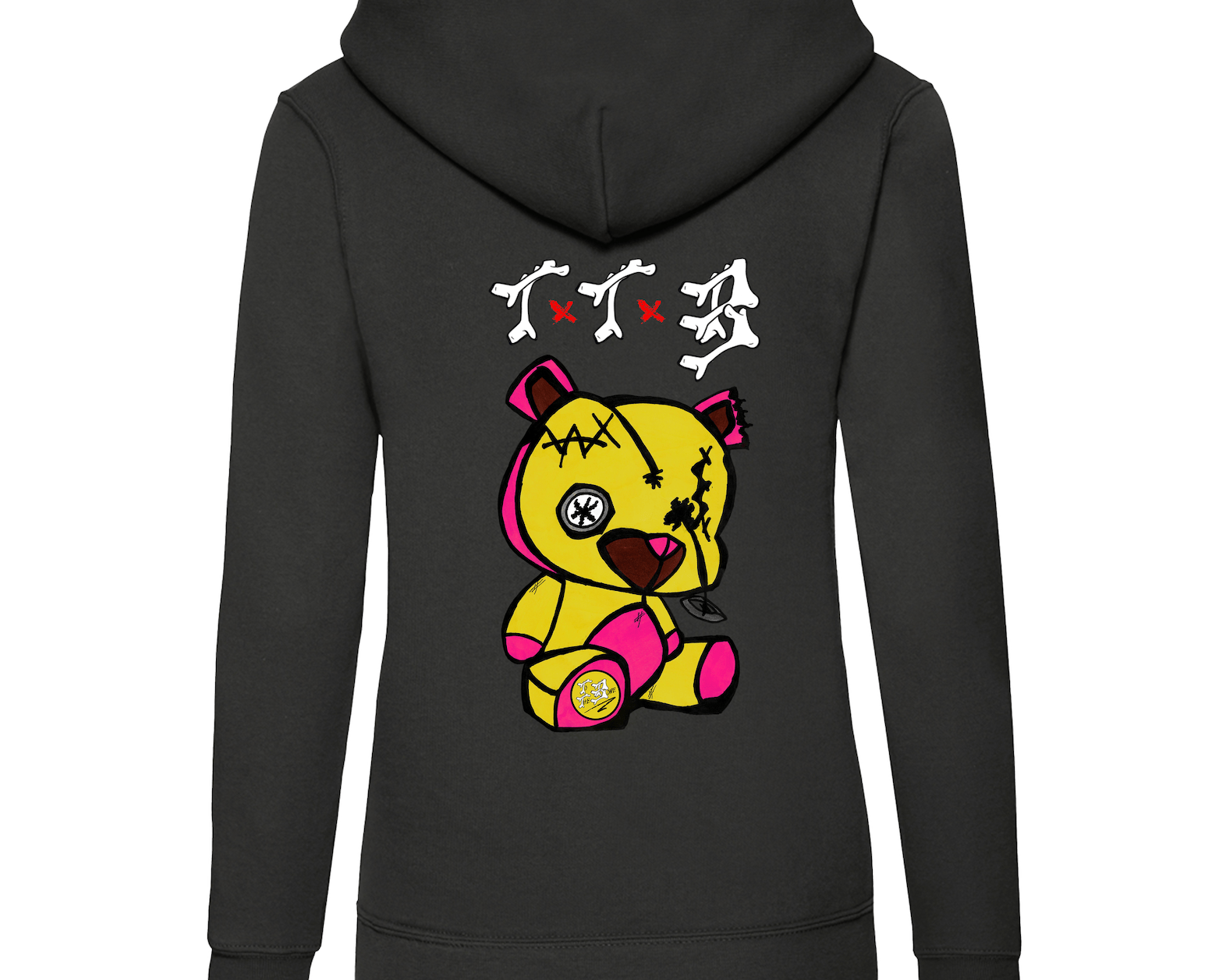 TTB - Yellow Bear - Ladies Premium Hoodie - Ink Stitch Press