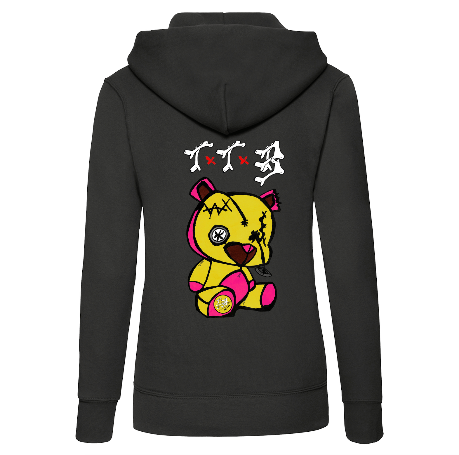 TTB - Yellow Bear - Ladies Premium Hoodie - Ink Stitch Press