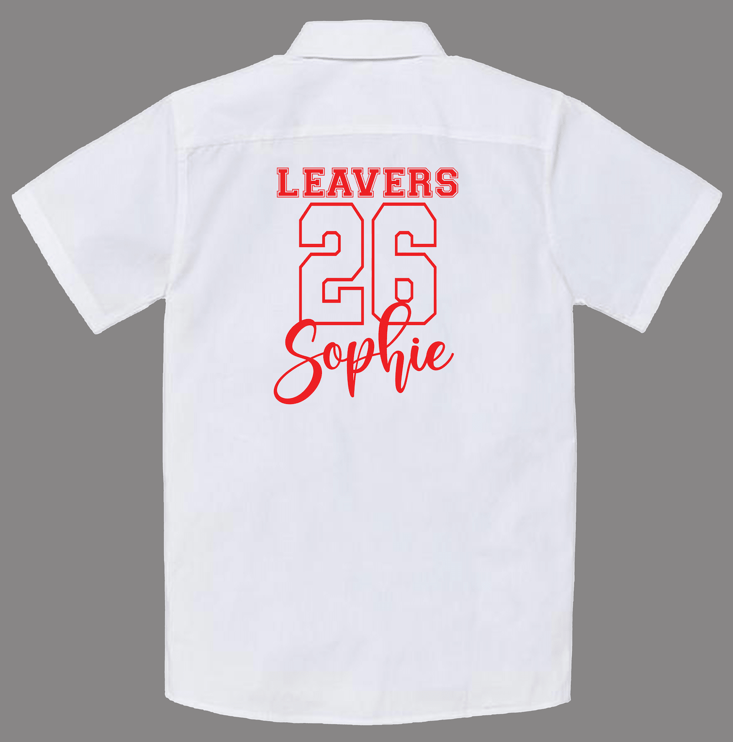 Varsity Design Leavers Shirt - Ink Stitch Press