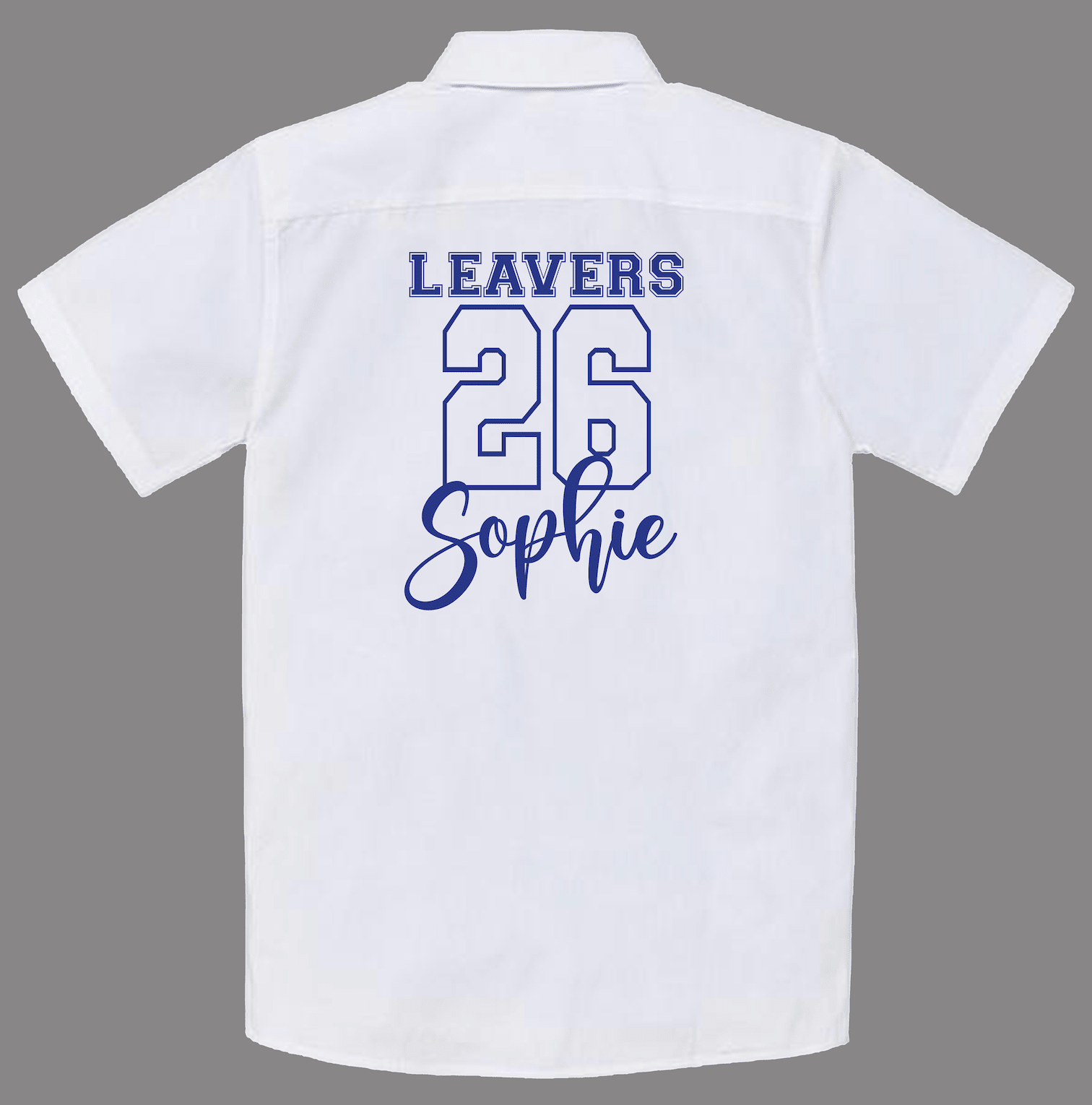 Varsity Design Leavers Shirt - Ink Stitch Press