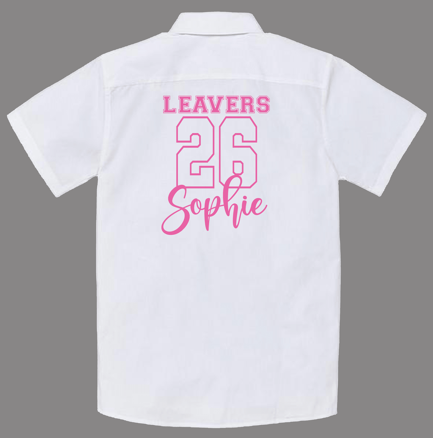 Varsity Design Leavers Shirt - Ink Stitch Press