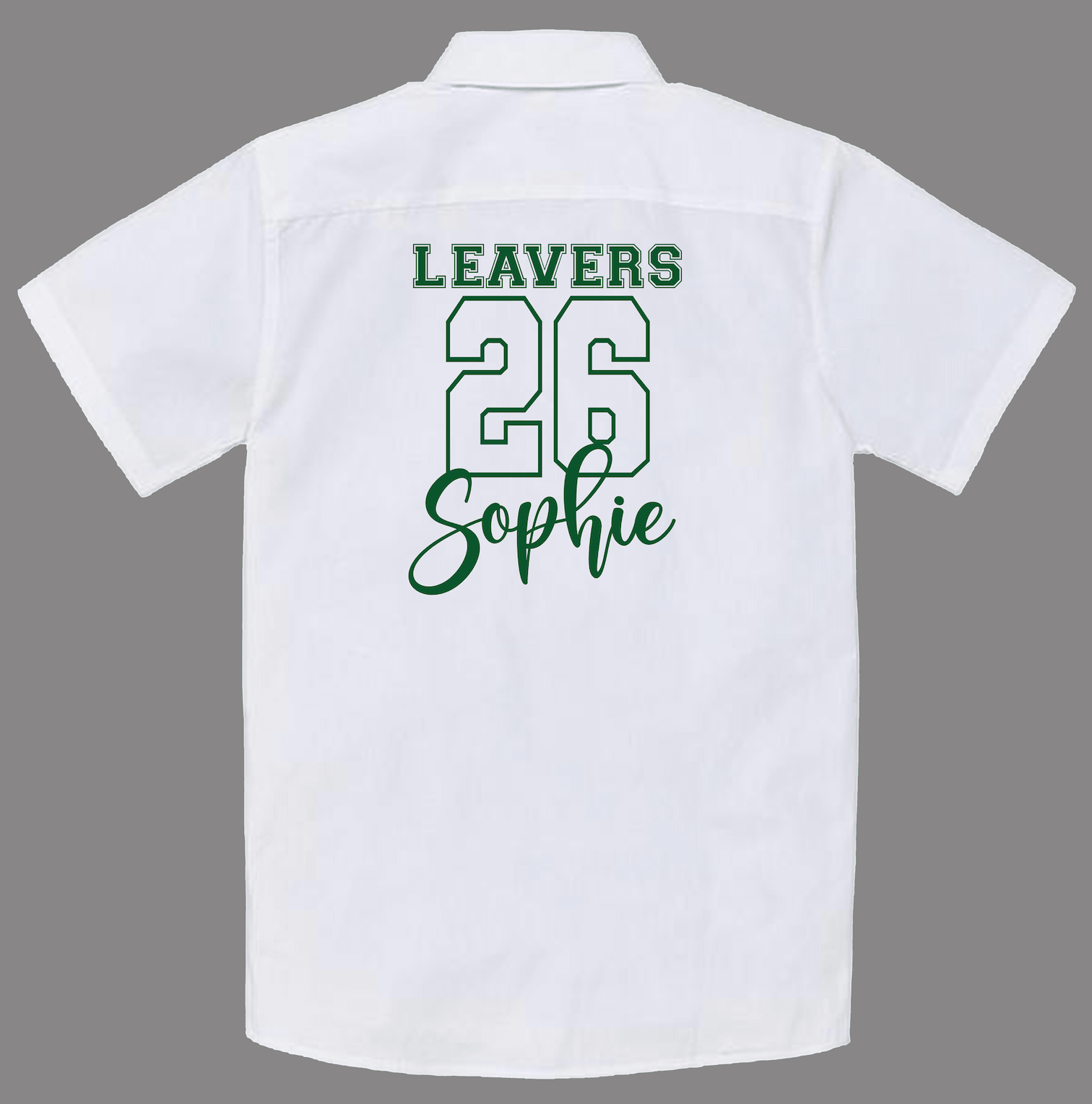 Varsity Design Leavers Shirt - Ink Stitch Press