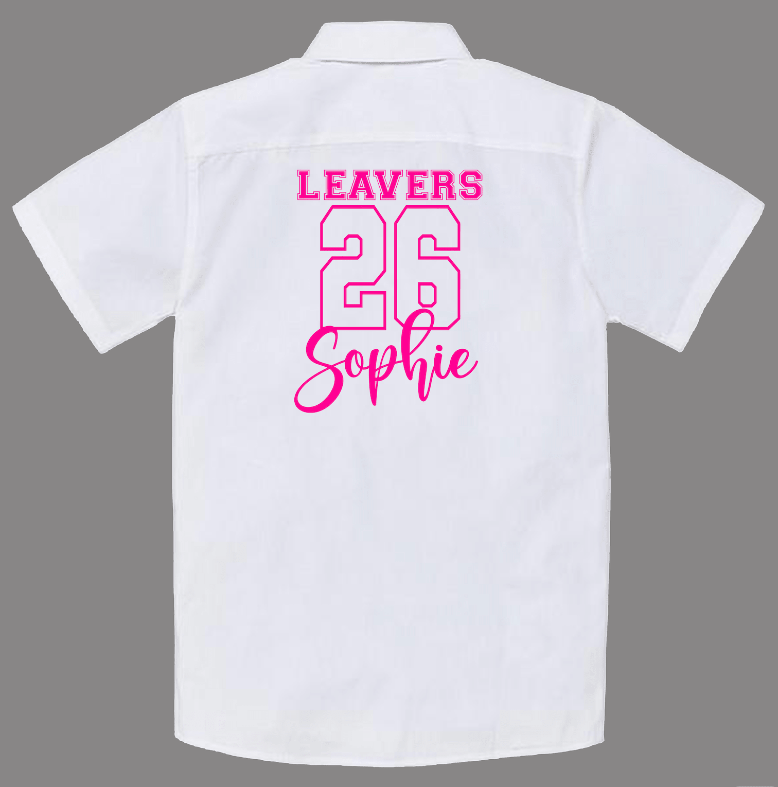 Varsity Design Leavers Shirt - Ink Stitch Press