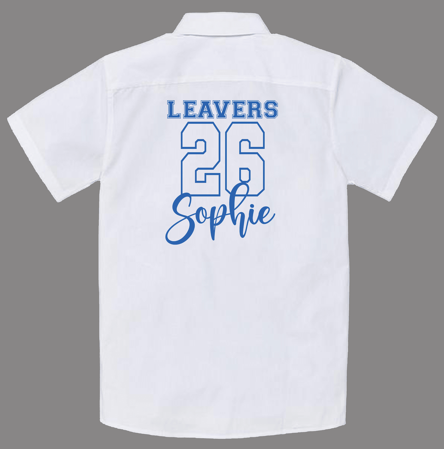 Varsity Design Leavers Shirt - Ink Stitch Press