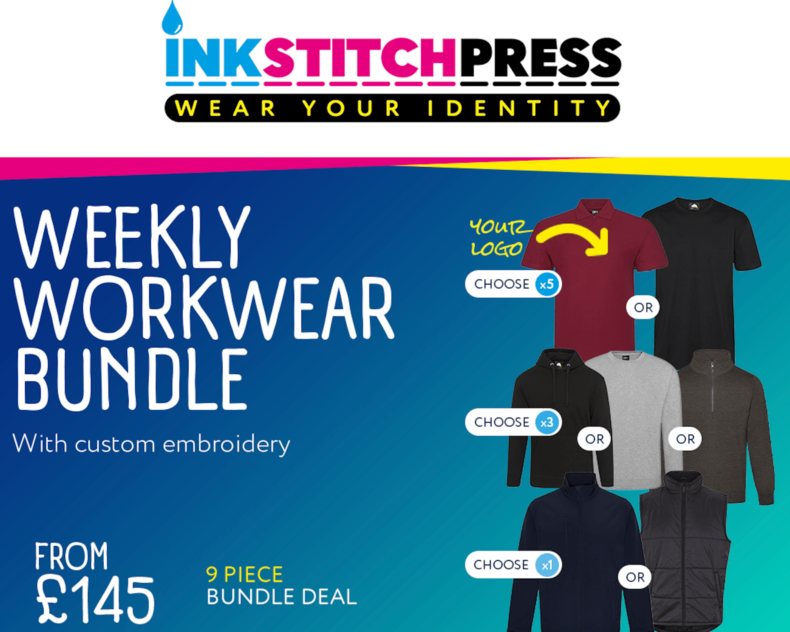 Weekly Workwear Bundle - Ink Stitch Press