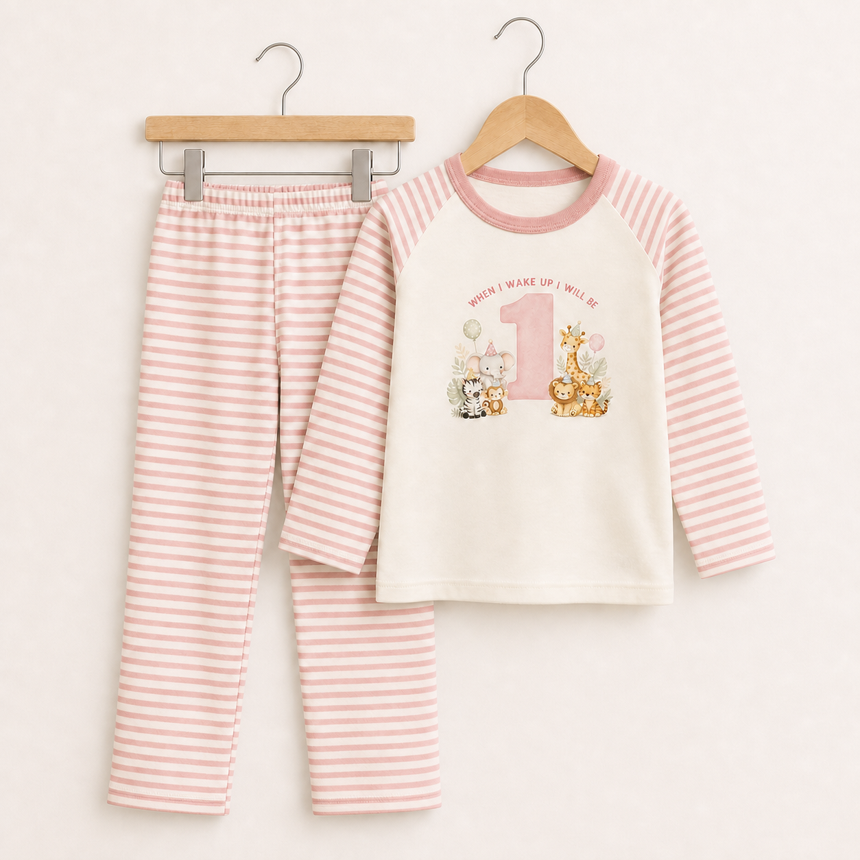 When I Wake I Will Be… Pink Birthday Pyjamas