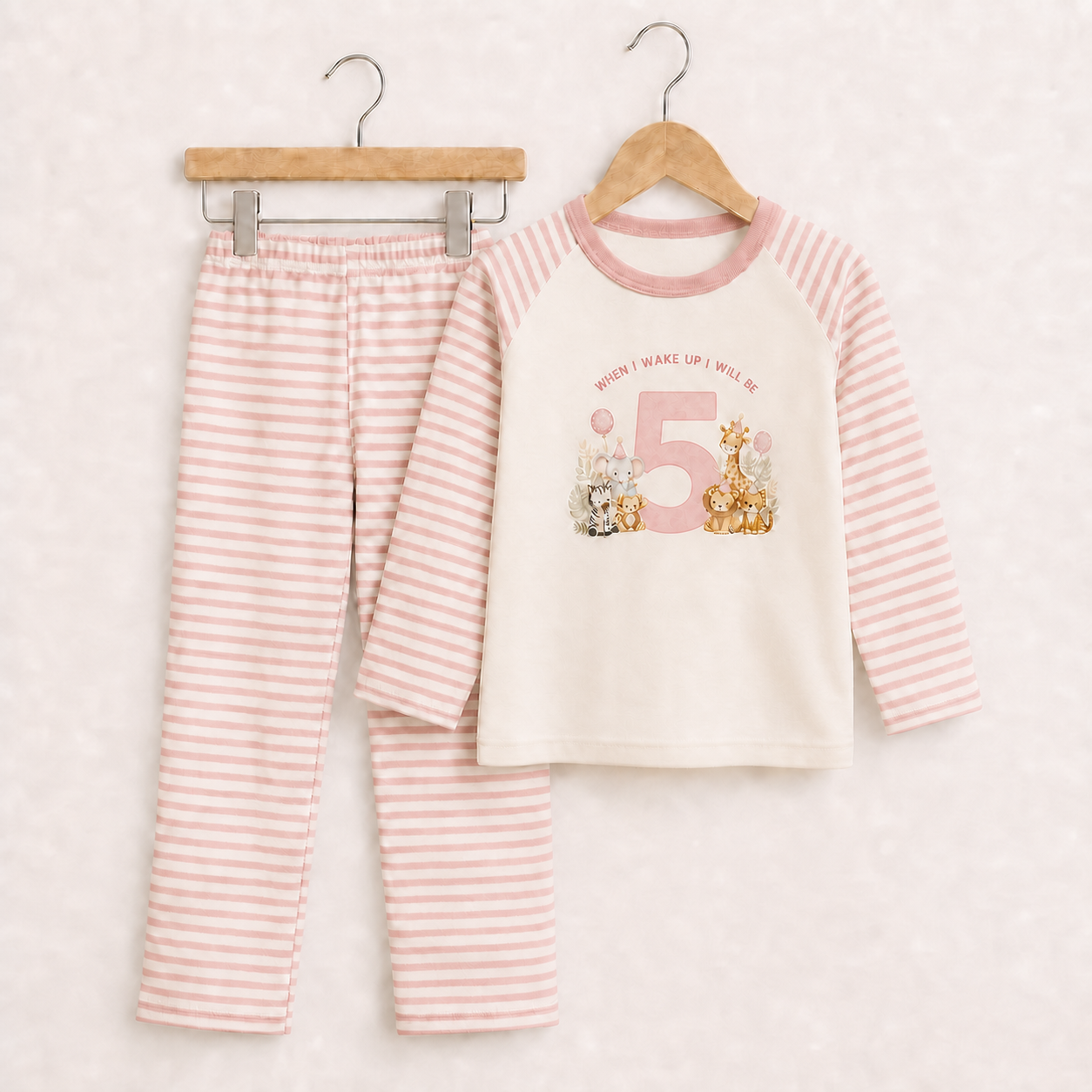 When I Wake I Will Be… Pink Birthday Pyjamas